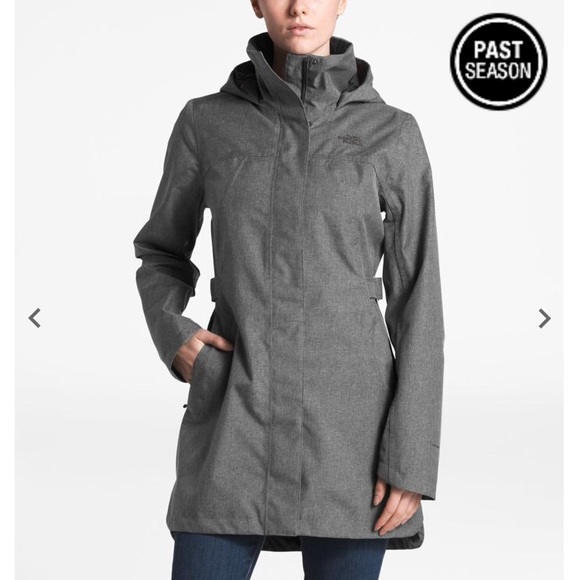 the north face laney ii trench raincoat